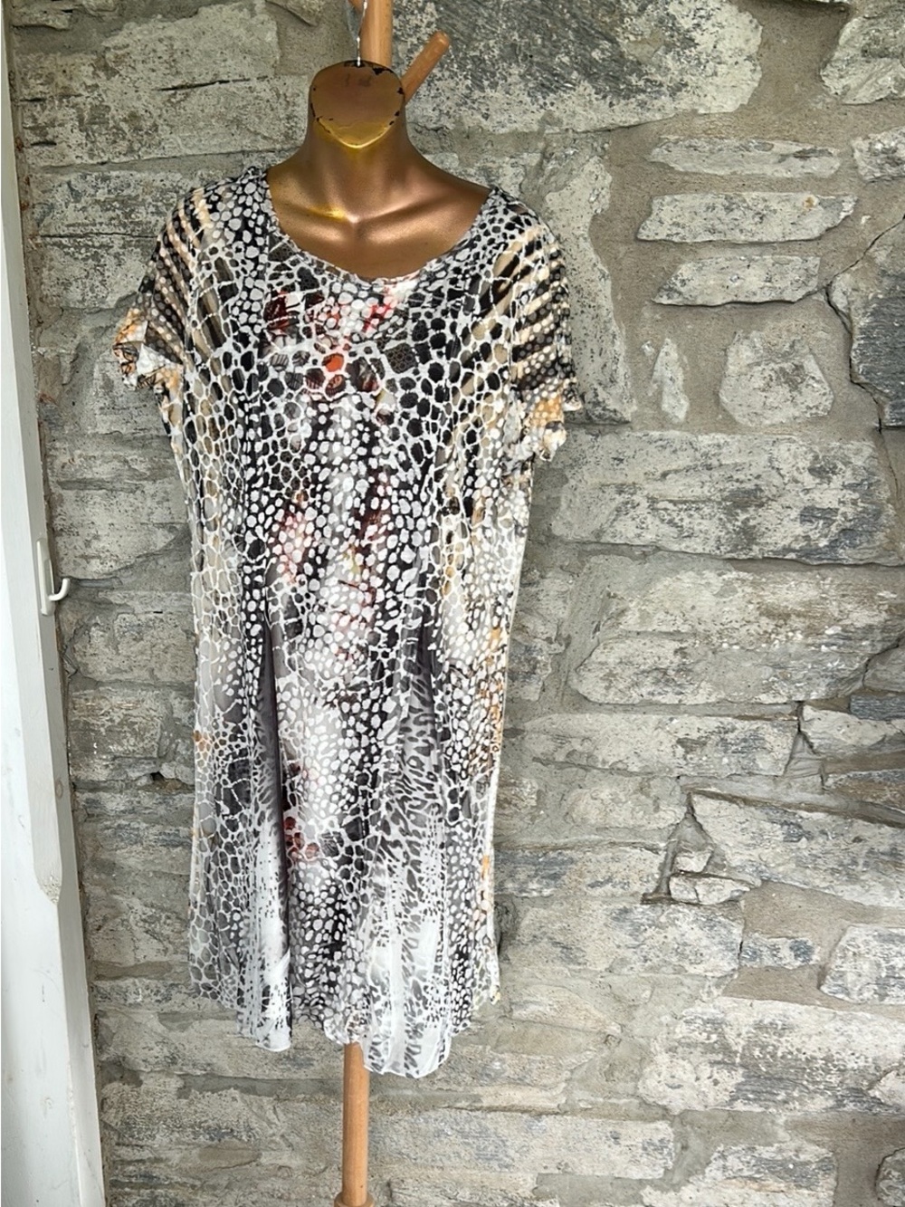 Animal print dress